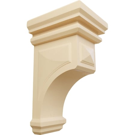 Ekena Millwork 5"W x 5 3/4"D x 10"H Medium Woodruff Wood Corbel, Maple CORW05X05X10WFMA